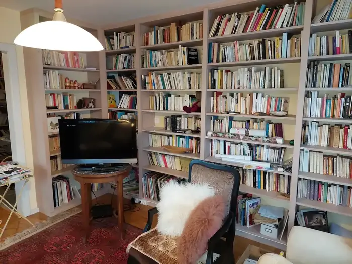 Bibliothèque sur mesure bois